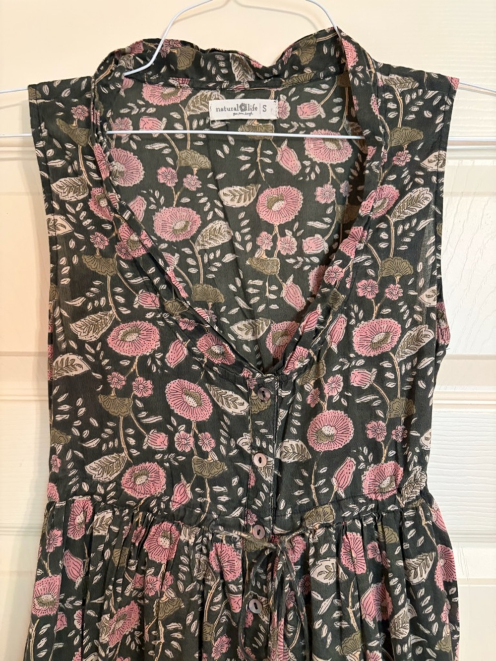 NATURAL LIFE AMELIA DRESS — SMALL - Picture 6 of 7